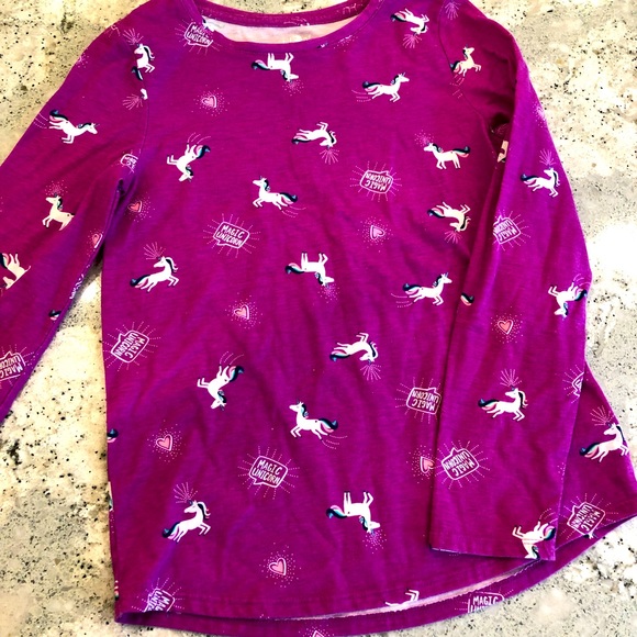 SO Other - Girls size 12 Unicorn long sleeved shirt. SO brand